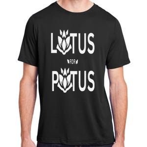 Kamala Harris Lotus For Potus Adult ChromaSoft Performance T-Shirt