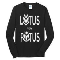 Kamala Harris Lotus For Potus Tall Long Sleeve T-Shirt