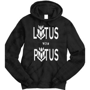 Kamala Harris Lotus For Potus Tie Dye Hoodie