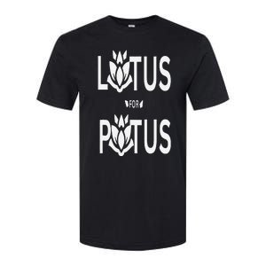 Kamala Harris Lotus For Potus Softstyle CVC T-Shirt