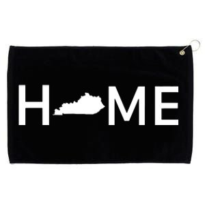 Kentucky Home Love Us State Outline Silhouette Grommeted Golf Towel