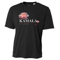 Kamala Harris Lotus Rainbow Floral 2024 President Election Cooling Performance Crew T-Shirt