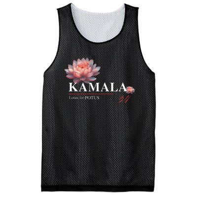 Kamala Harris Lotus Rainbow Floral 2024 President Election Mesh Reversible Basketball Jersey Tank