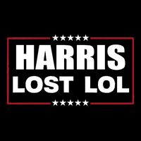 Kamala Harris Lost Trump Won Lol Flatbill Hat