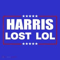 Kamala Harris Lost Trump Won Lol Apron