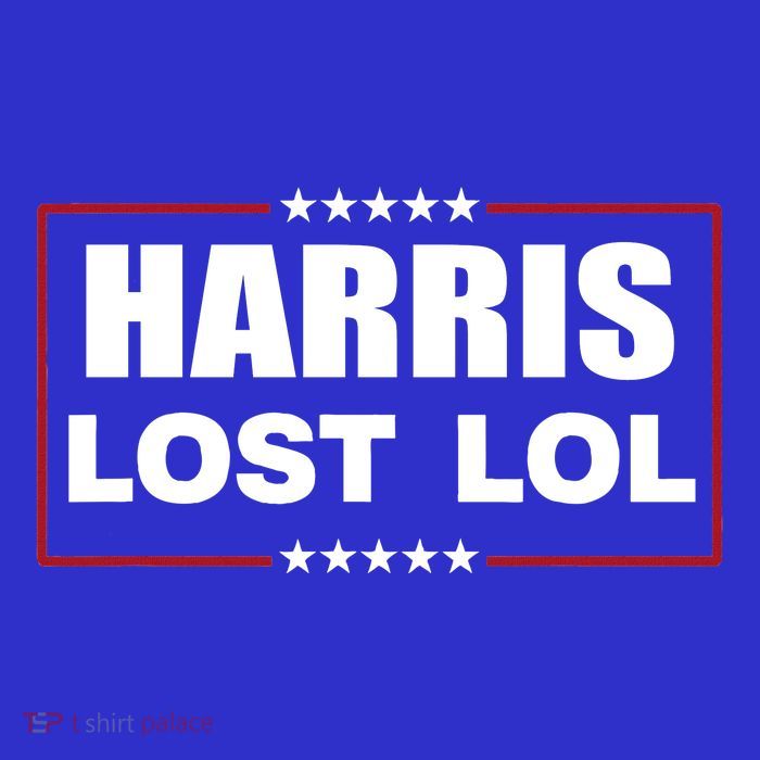 Kamala Harris Lost Trump Won Lol Apron