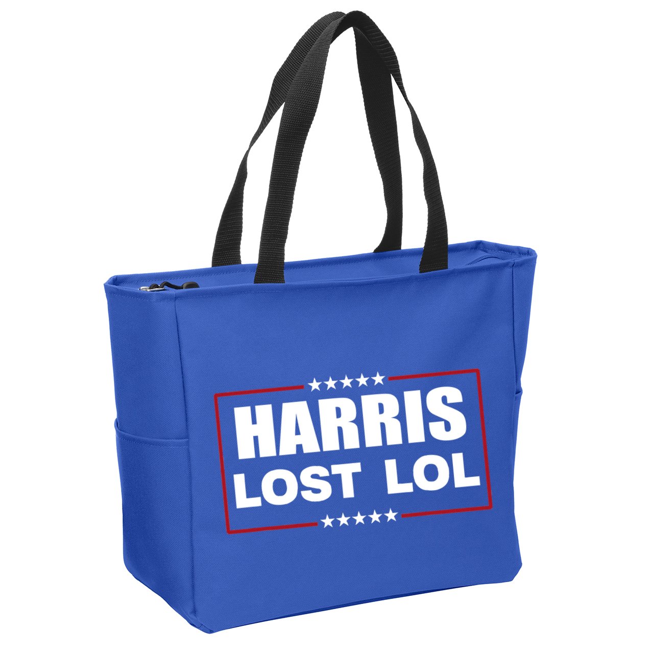 Kamala Harris Lost Trump Won Lol Zip Tote Bag
