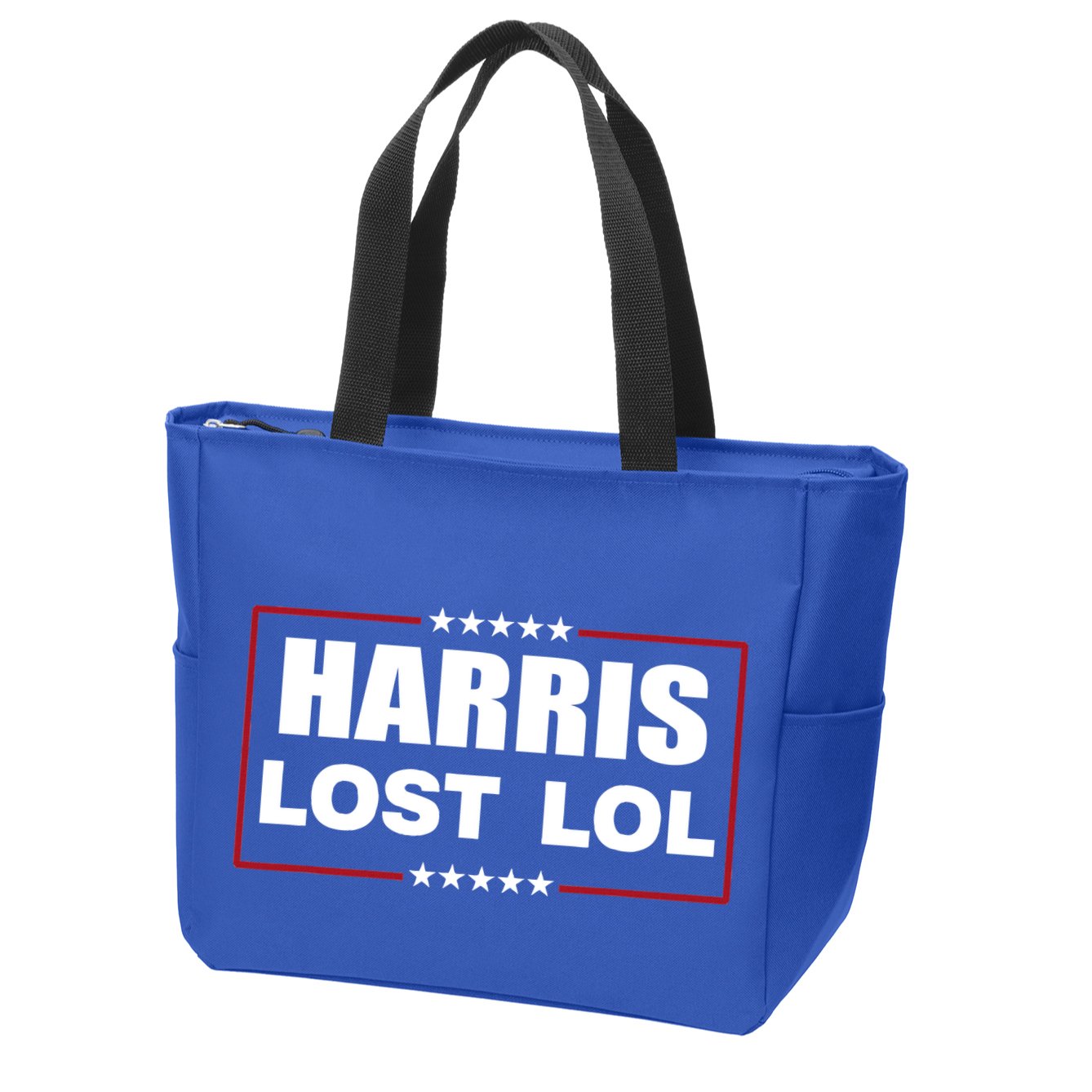 Kamala Harris Lost Trump Won Lol Zip Tote Bag
