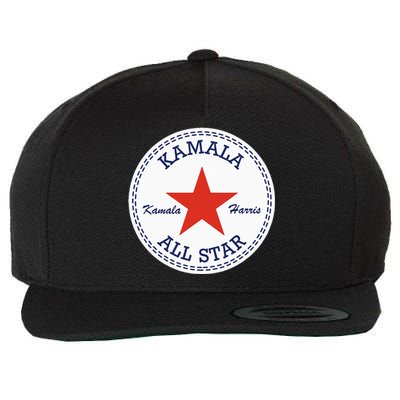 Kamala Harris Logo Election Supporter Shoes Wool Snapback Cap