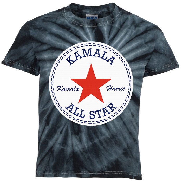 Kamala Harris Logo Election Supporter Shoes Kids Tie-Dye T-Shirt