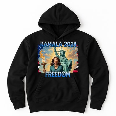 Kamala Harris Lady Liberty Freedom 2024 Hoodie