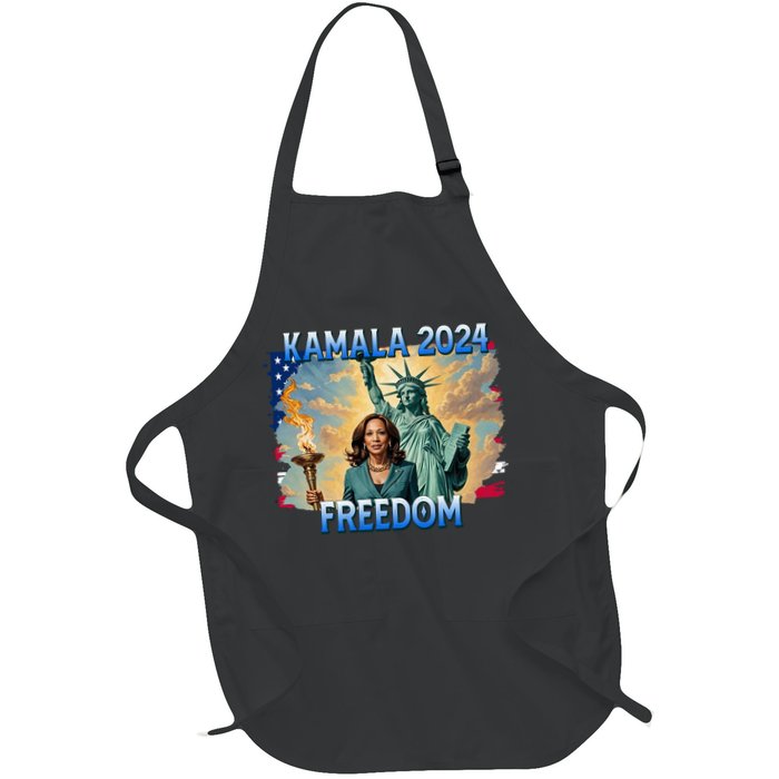 Kamala Harris Lady Liberty Freedom 2024 Apron