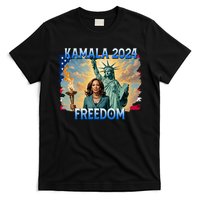 Kamala Harris Lady Liberty Freedom 2024 T-Shirt