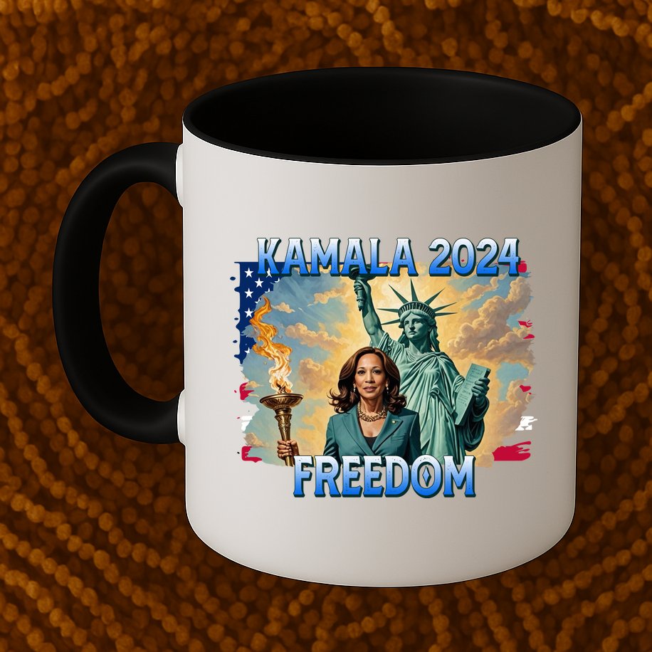 Kamala Harris Lady Liberty Freedom 2024 Mug
