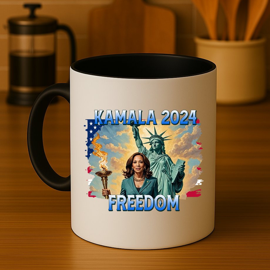 Kamala Harris Lady Liberty Freedom 2024 Mug