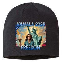 Kamala Harris Lady Liberty Freedom 2024 Sustainable Beanie