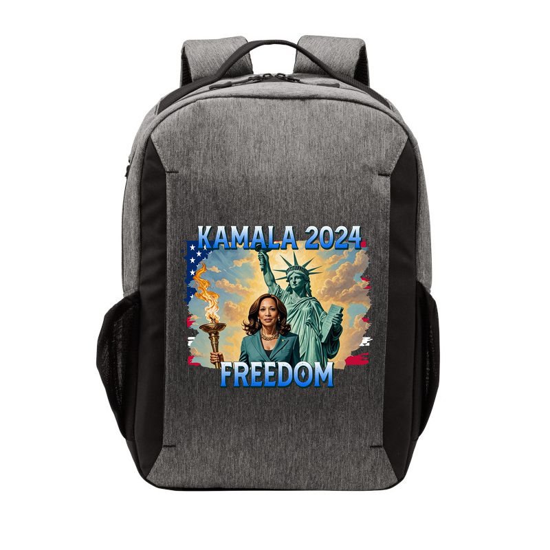 Kamala Harris Lady Liberty Freedom 2024 Vector Backpack