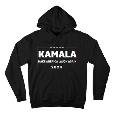 Kamala Harris Make America Laugh Again American Flag 2024 Hoodie