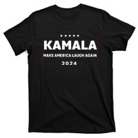 Kamala Harris Make America Laugh Again American Flag 2024 T-Shirt