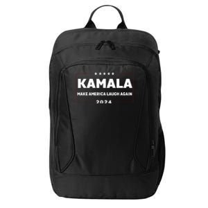 Kamala Harris Make America Laugh Again American Flag 2024 City Backpack