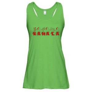 Kamala Harris Merry Christmas Lettering Positive Ladies Essential Flowy Tank