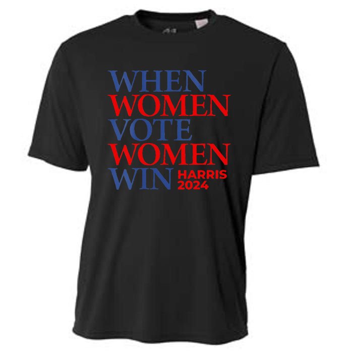 Kamala Harris Madam President IM With Her When Women Vote Cooling Performance Crew T-Shirt