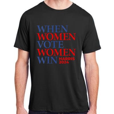 Kamala Harris Madam President IM With Her When Women Vote Adult ChromaSoft Performance T-Shirt