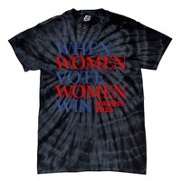 Kamala Harris Madam President IM With Her When Women Vote Tie-Dye T-Shirt