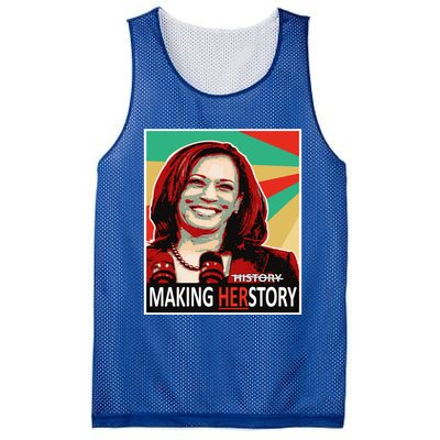 Kamala Harris Making Herfunny Giftstory Gift Mesh Reversible Basketball Jersey Tank