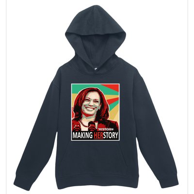 Kamala Harris Making Herfunny Giftstory Gift Urban Pullover Hoodie