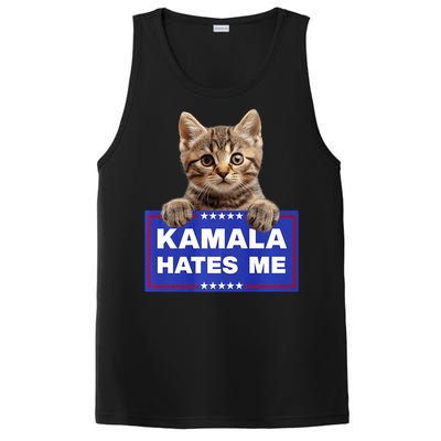 Kamala Hates Me Kamala Hate Cats Trump 2024 American Flag PosiCharge Competitor Tank