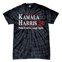 Kamala Harris Make America Laugh Again Tie-Dye T-Shirt