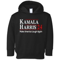 Kamala Harris Make America Laugh Again Toddler Hoodie