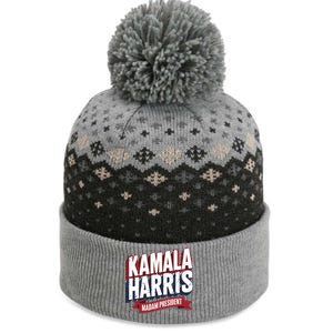 Kamala Harris Madam President The Baniff Cuffed Pom Beanie