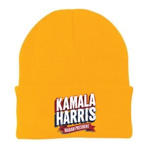 Kamala Harris Madam President Knit Cap Winter Beanie