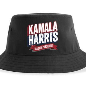 Kamala Harris Madam President Sustainable Bucket Hat