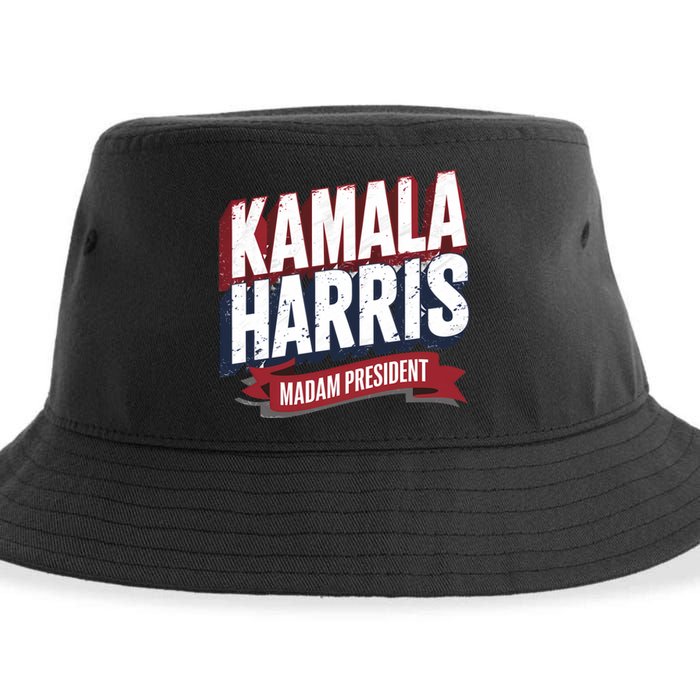 Kamala Harris Madam President Sustainable Bucket Hat