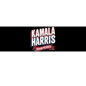 Kamala Harris Madam President Bumper Sticker