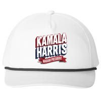 Kamala Harris Madam President Snapback Five-Panel Rope Hat