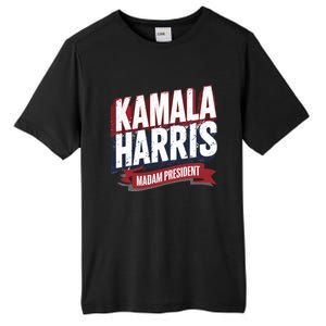 Kamala Harris Madam President Tall Fusion ChromaSoft Performance T-Shirt