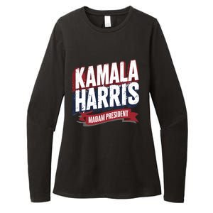 Kamala Harris Madam President Womens CVC Long Sleeve Shirt