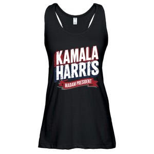 Kamala Harris Madam President Ladies Essential Flowy Tank