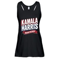 Kamala Harris Madam President Ladies Essential Flowy Tank