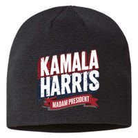 Kamala Harris Madam President Sustainable Beanie