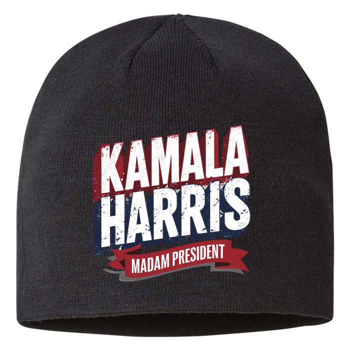 Kamala Harris Madam President Sustainable Beanie