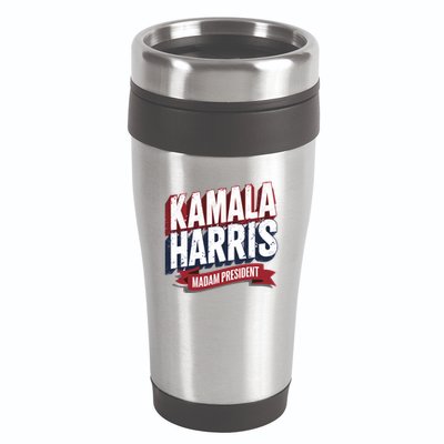 Kamala Harris Madam President 16oz Travel Tumbler