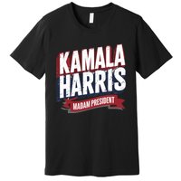 Kamala Harris Madam President Premium T-Shirt