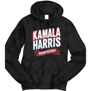 Kamala Harris Madam President Tie Dye Hoodie