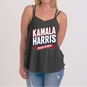 Kamala Harris Madam President Women's Strappy Tank