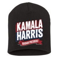 Kamala Harris Madam President Short Acrylic Beanie